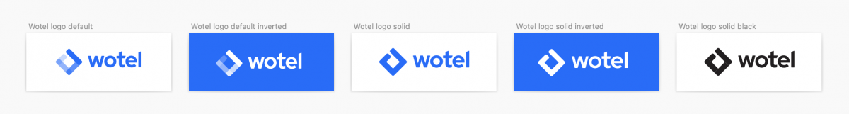 Logovarianter Wotel
