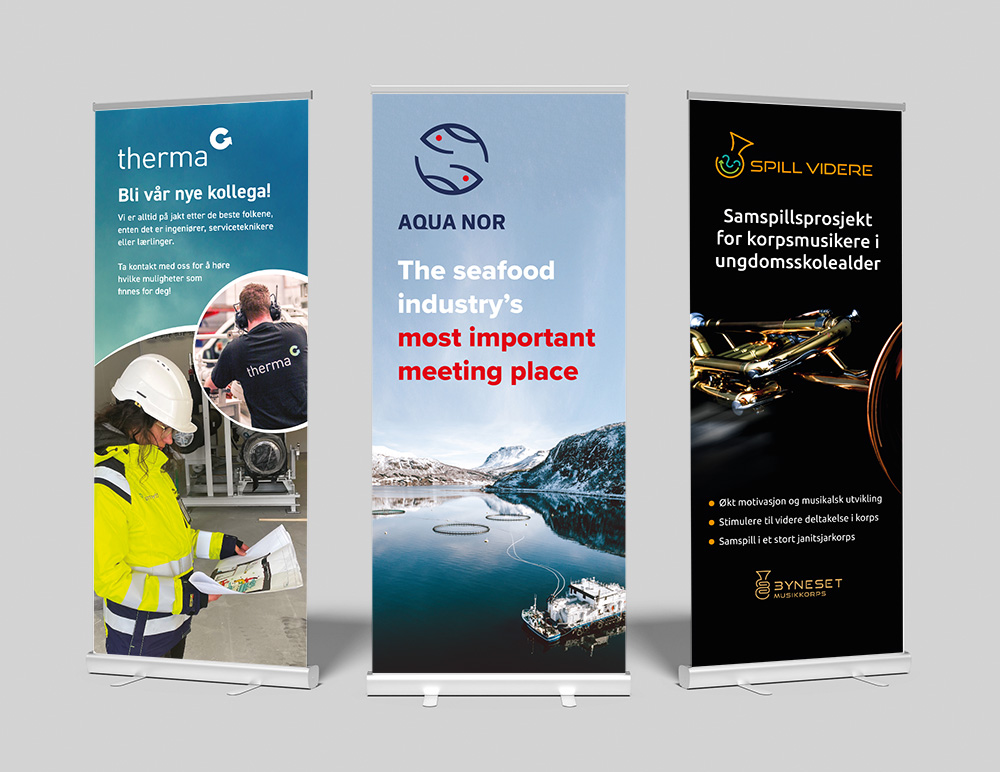 Messemateriell - rollups